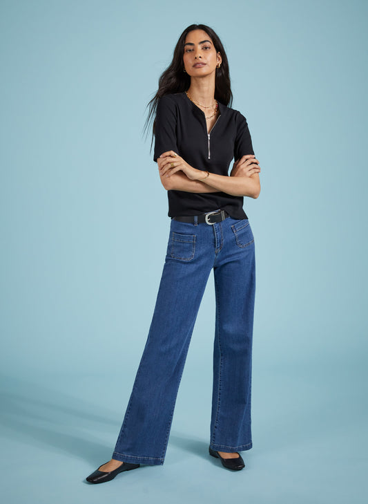 Lou Organic Cotton Stretch Jeans - Petite