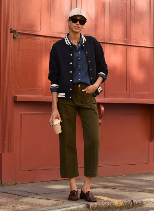 Terri Wool Blend Bomber Jacket