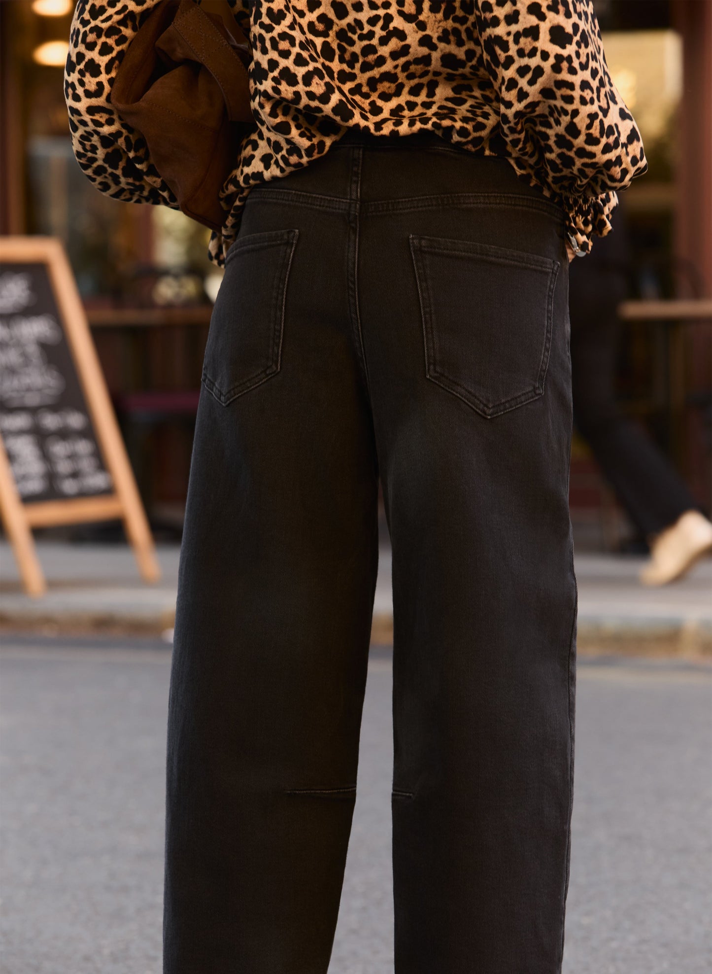 Nixi Organic Cotton Stretch Denim Barrel Jeans