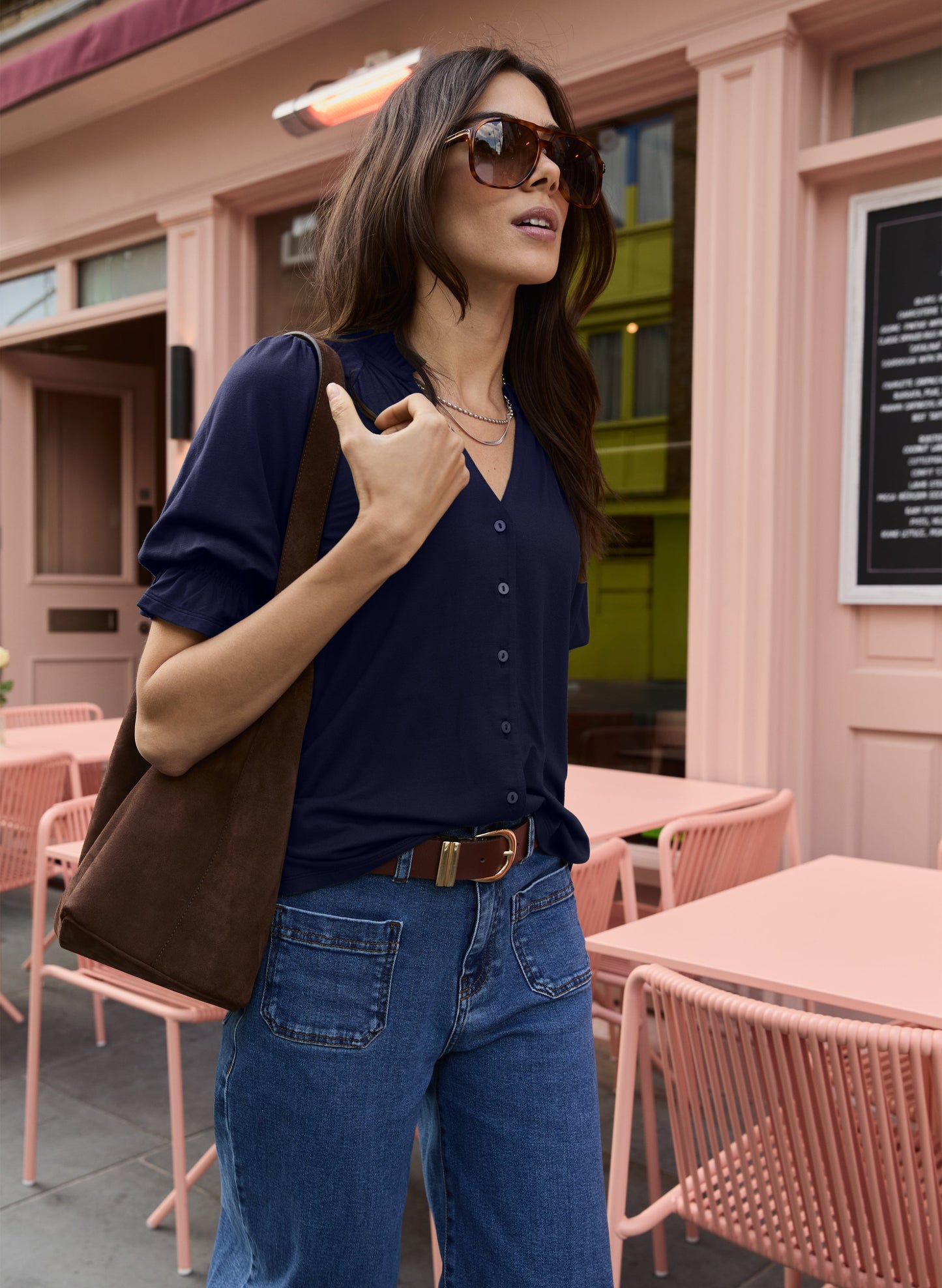 Noa Short Sleeve Blouse