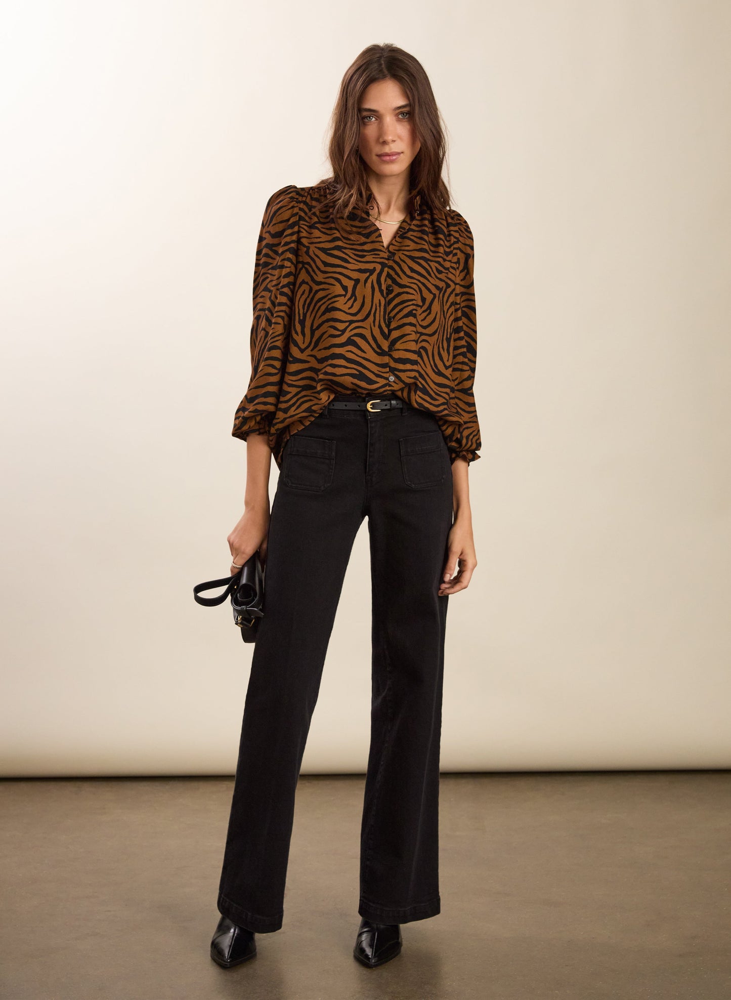 Sabrina Printed Blouse