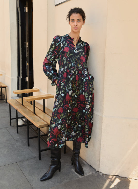 Grace Printed Midi Dress