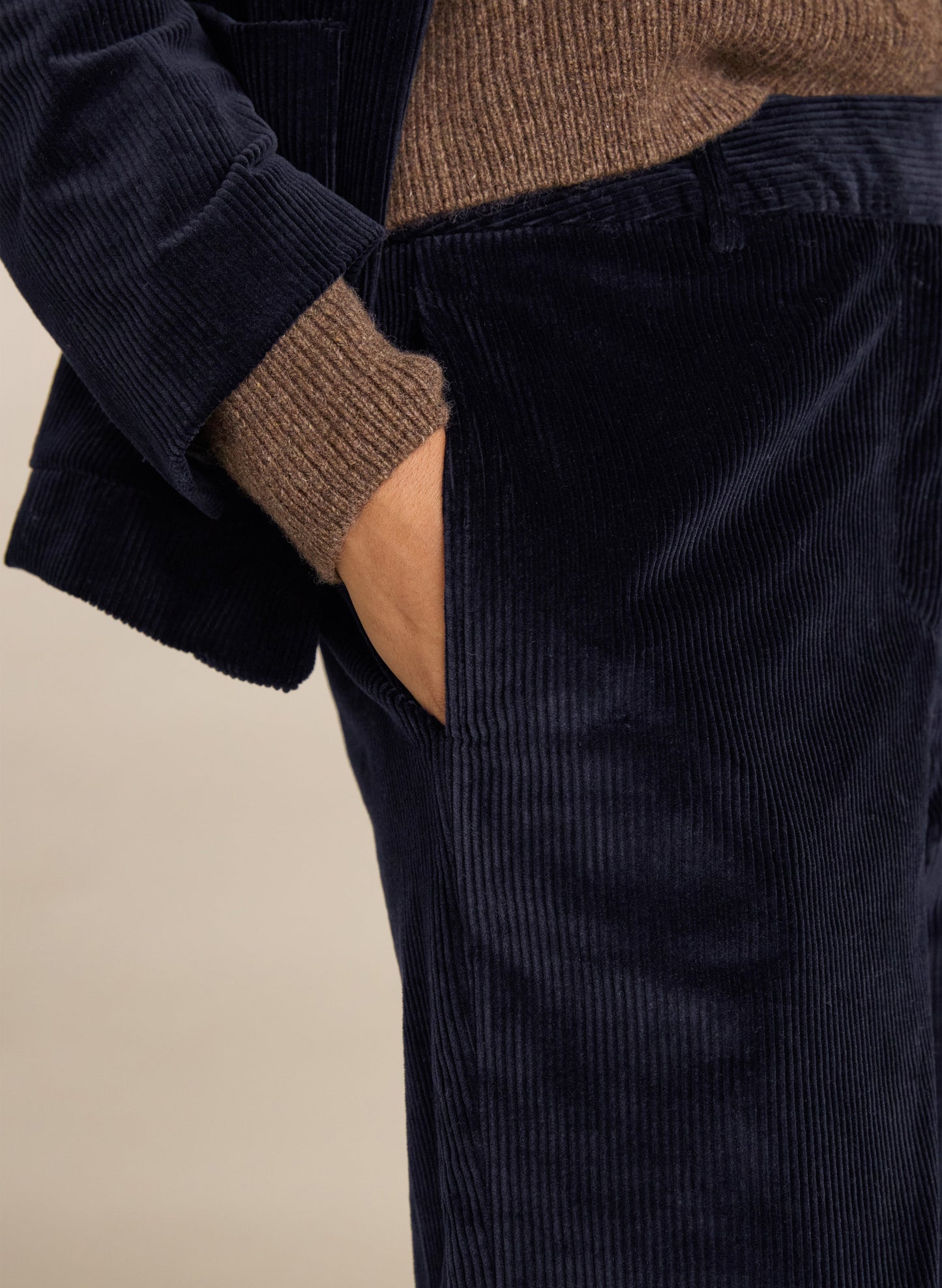 Melis Organic Cotton Corduroy Wide Leg Trousers