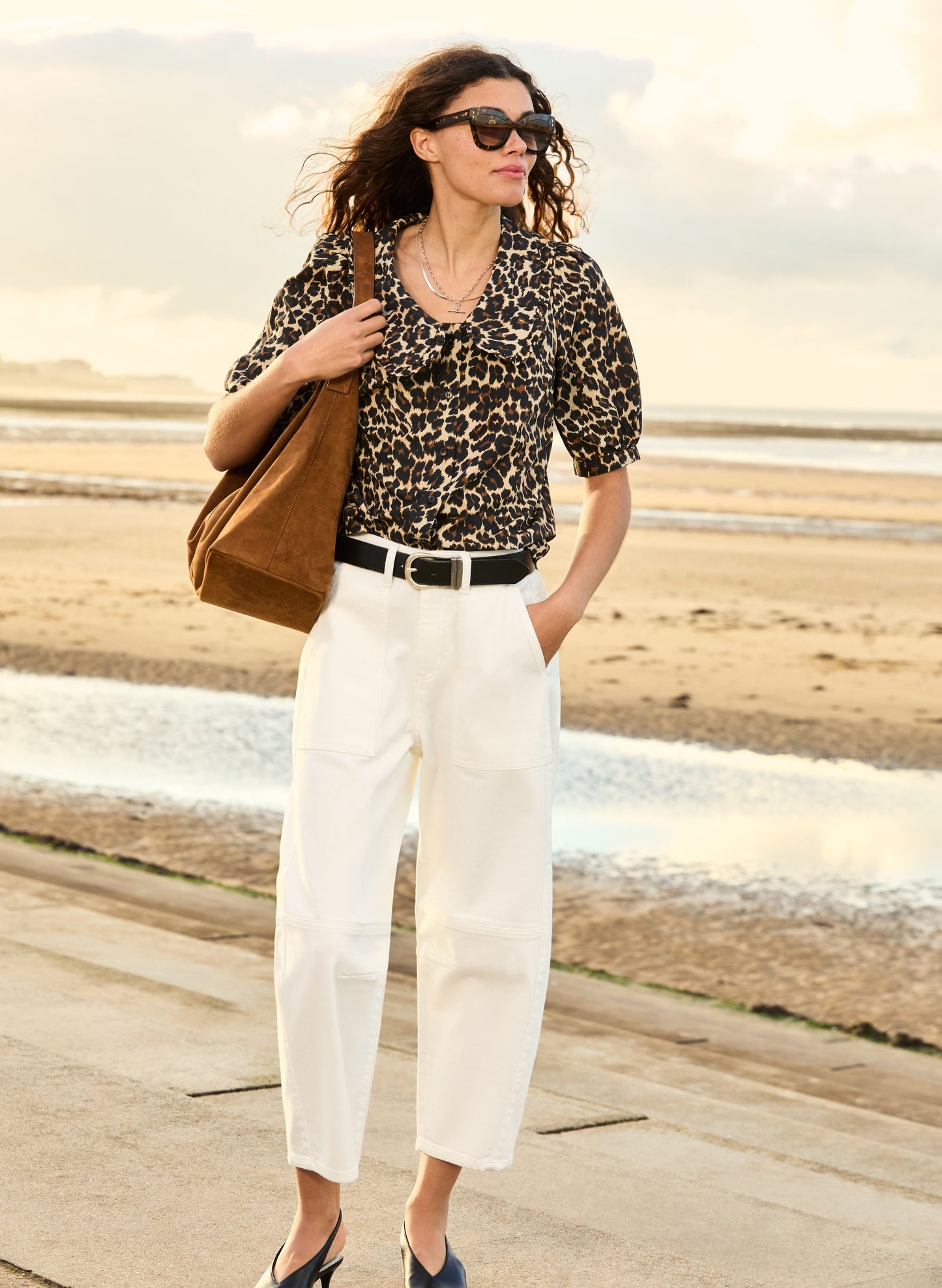 Reece Organic Cotton Stretch Barrel Leg Cargo Jeans