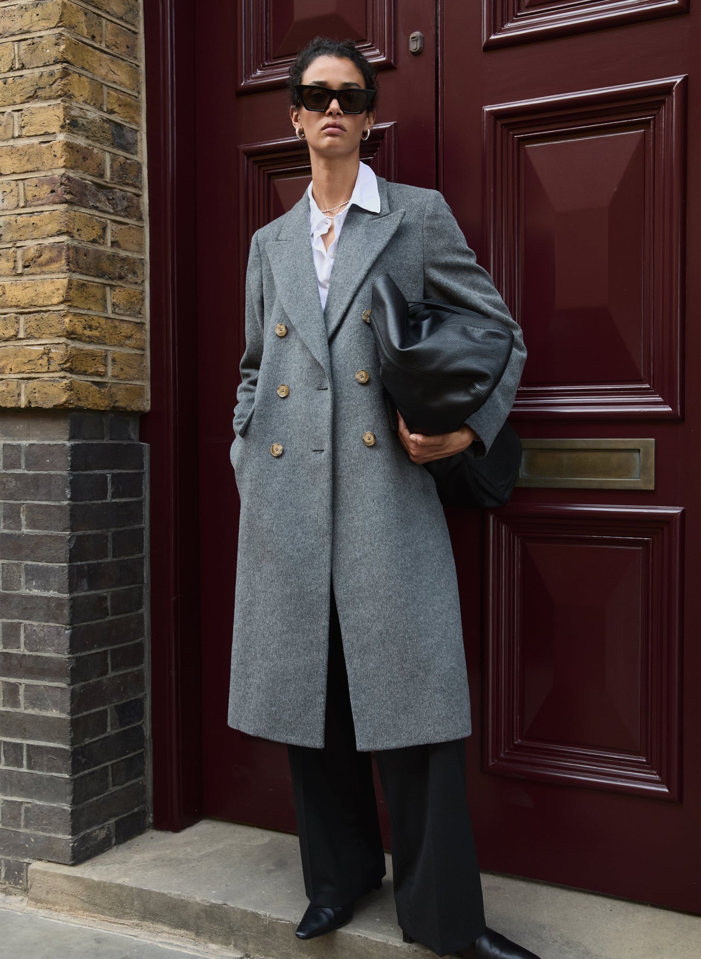 Kennedy Wool Blend Tailored Coat