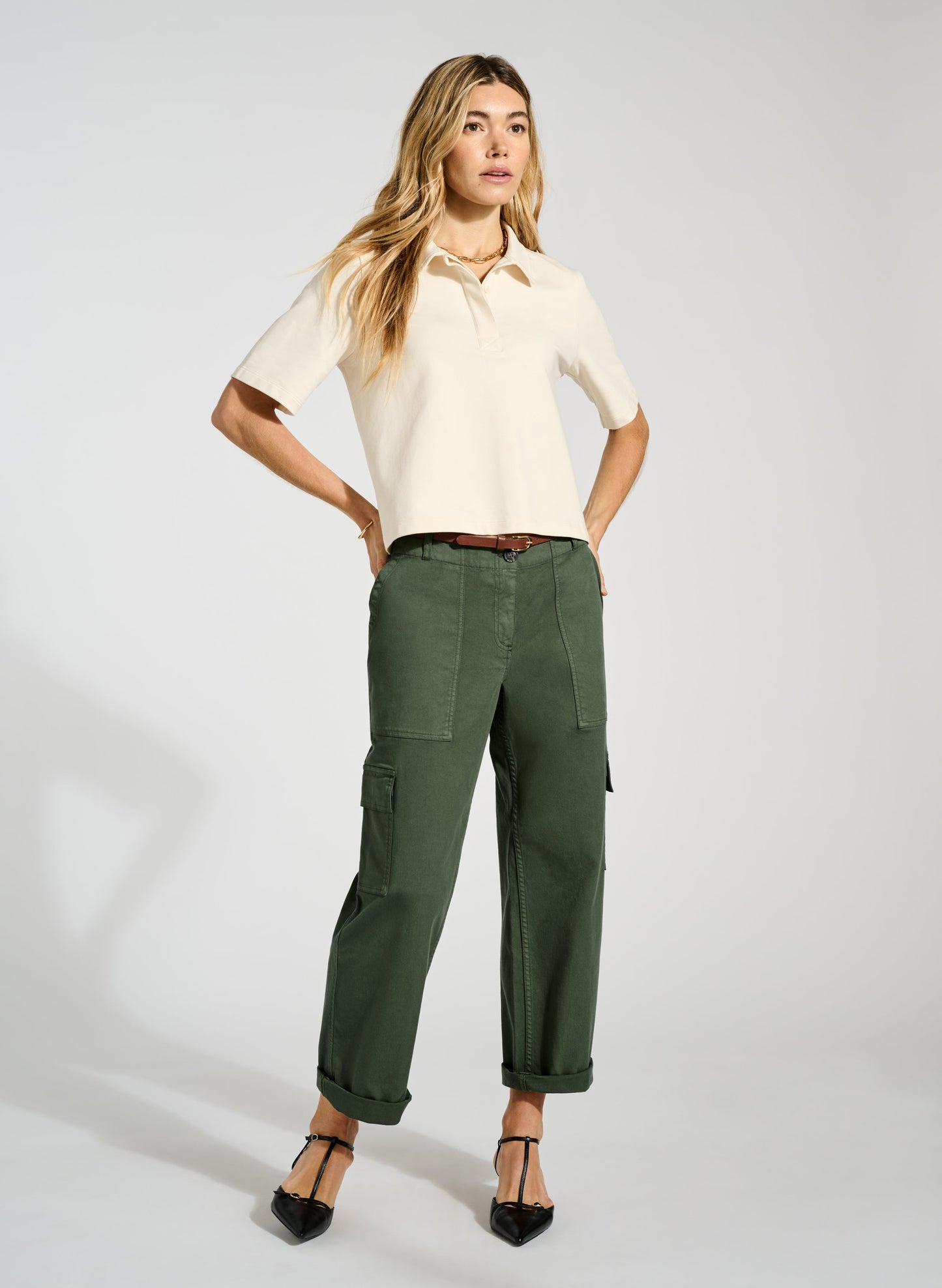 Margaret Regenerative Cotton Polo Tee