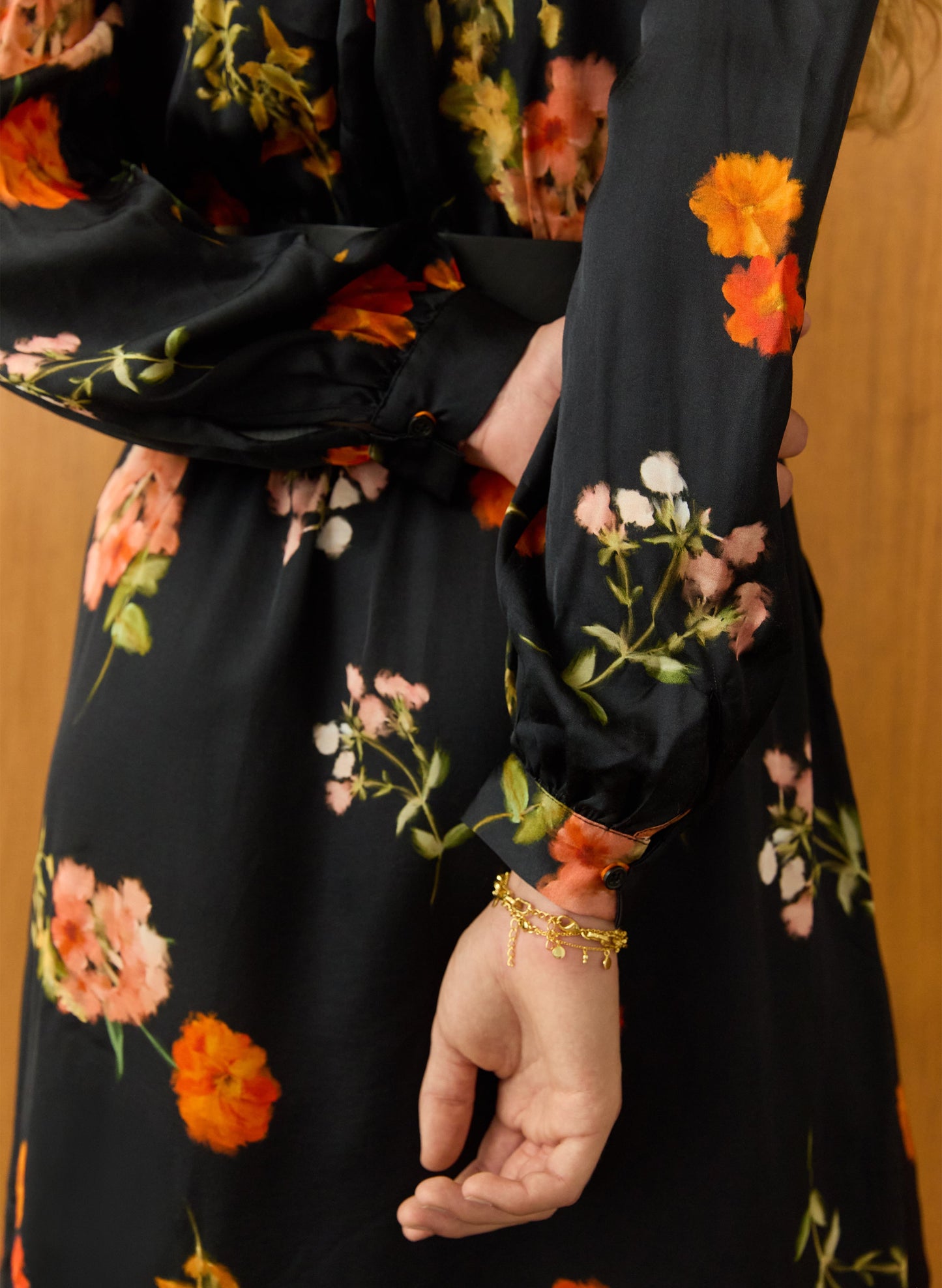 Cemile Printed Midi Dress