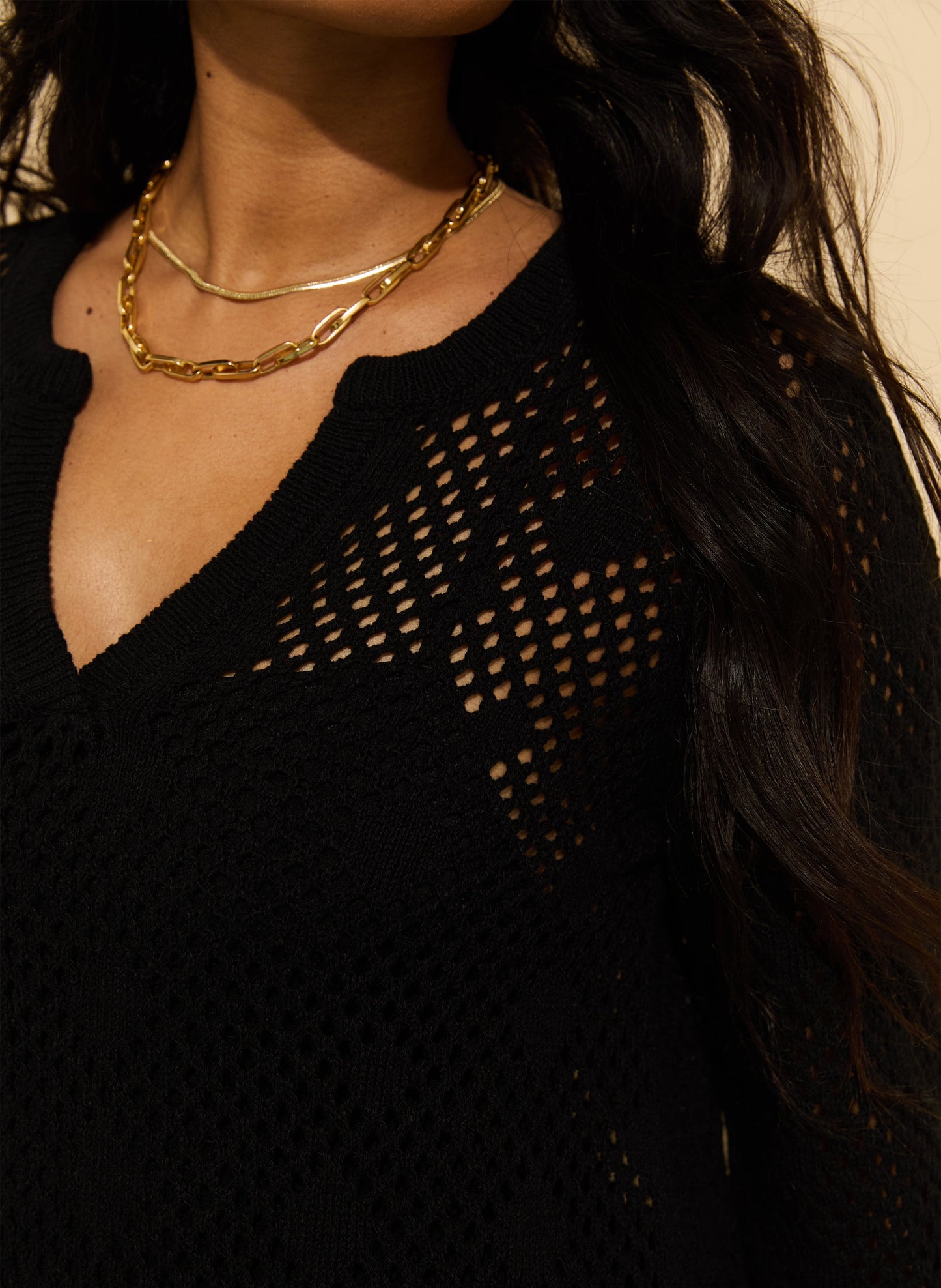 Anette Blended Ecotec Crochet Dress