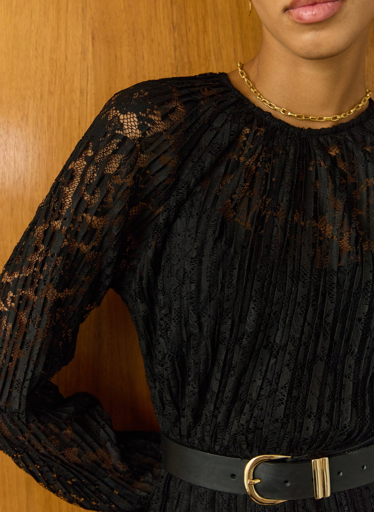 Caro Recycled Lace Midi Dress