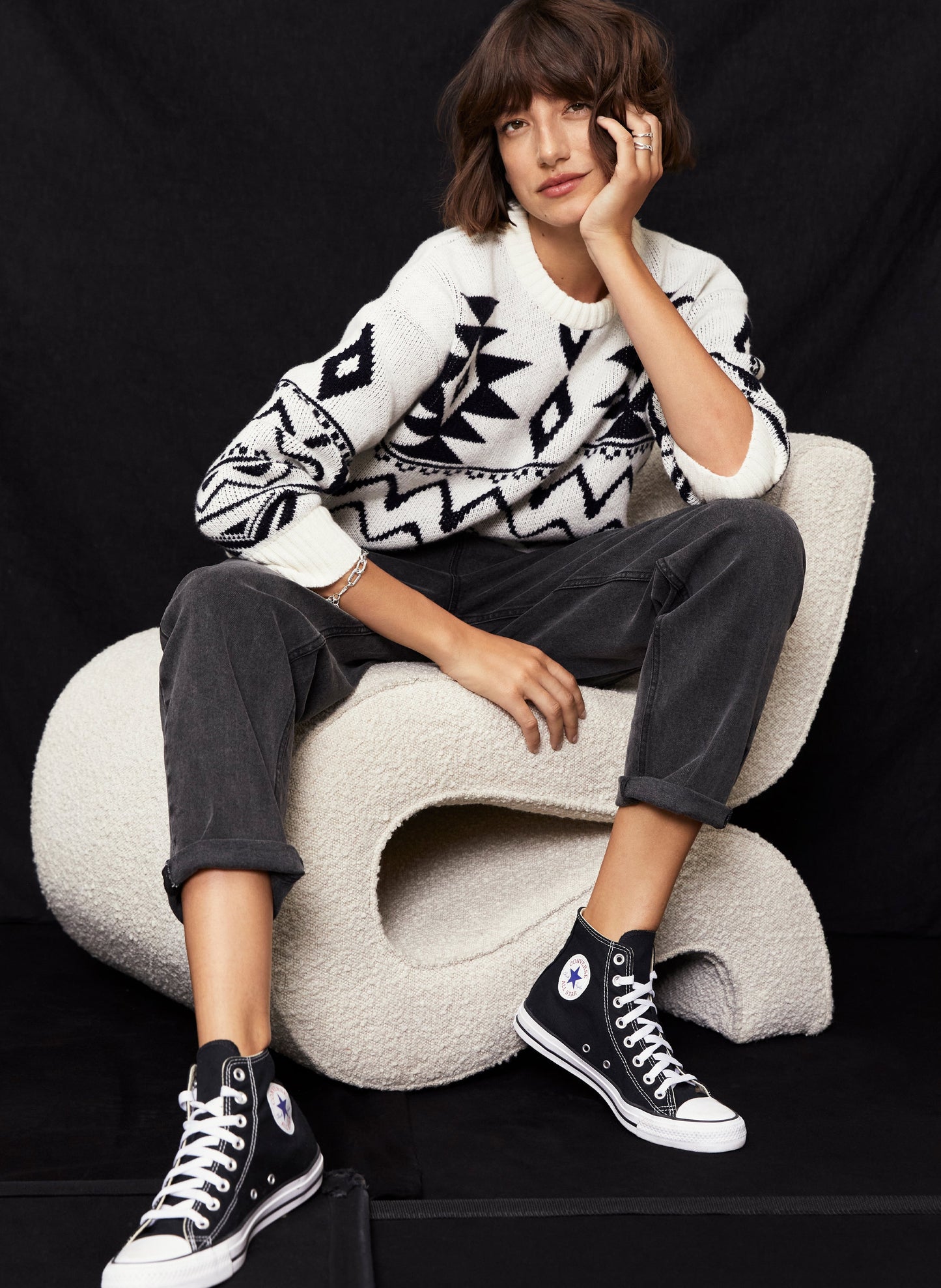 Zhuri Recycled Wool Blend Jumper