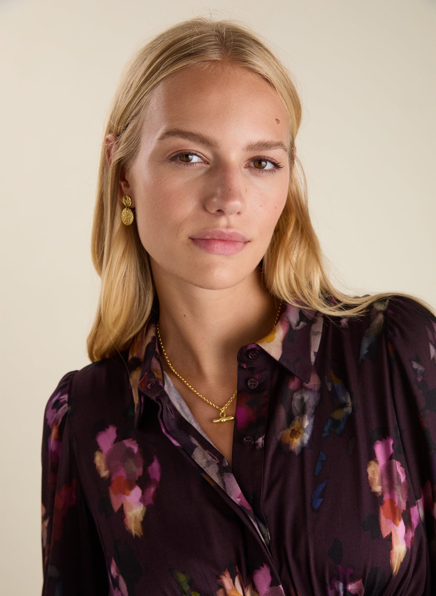 Charlotte Printed Midi Dress