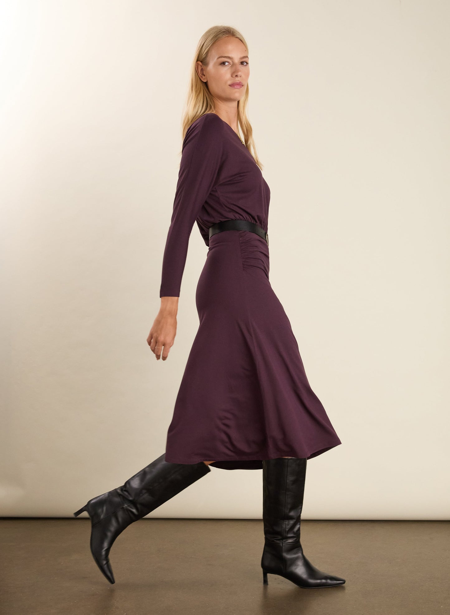Sarah Jersey Midi Dress