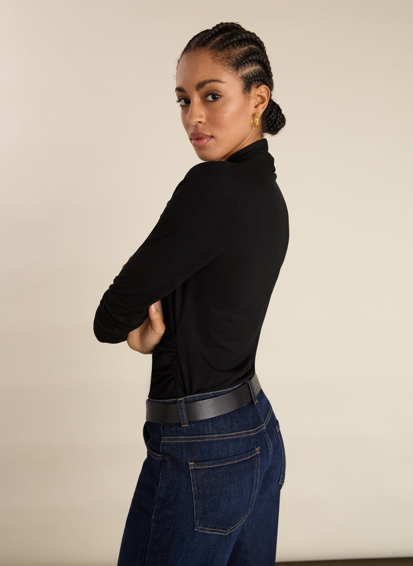 Petite Zenna Organic Cotton Stretch Straight Leg Jeans