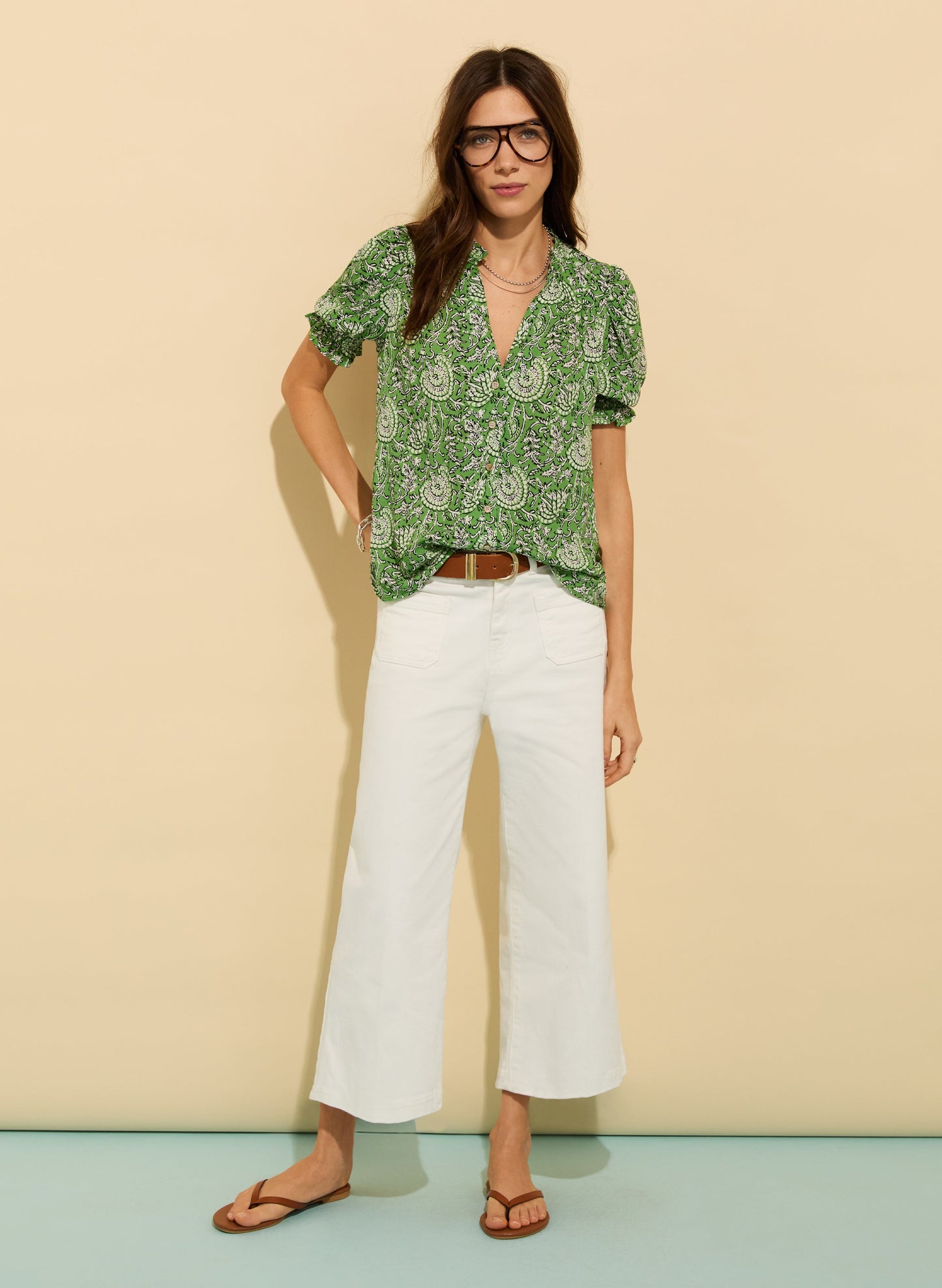 Nolan Printed Blouse