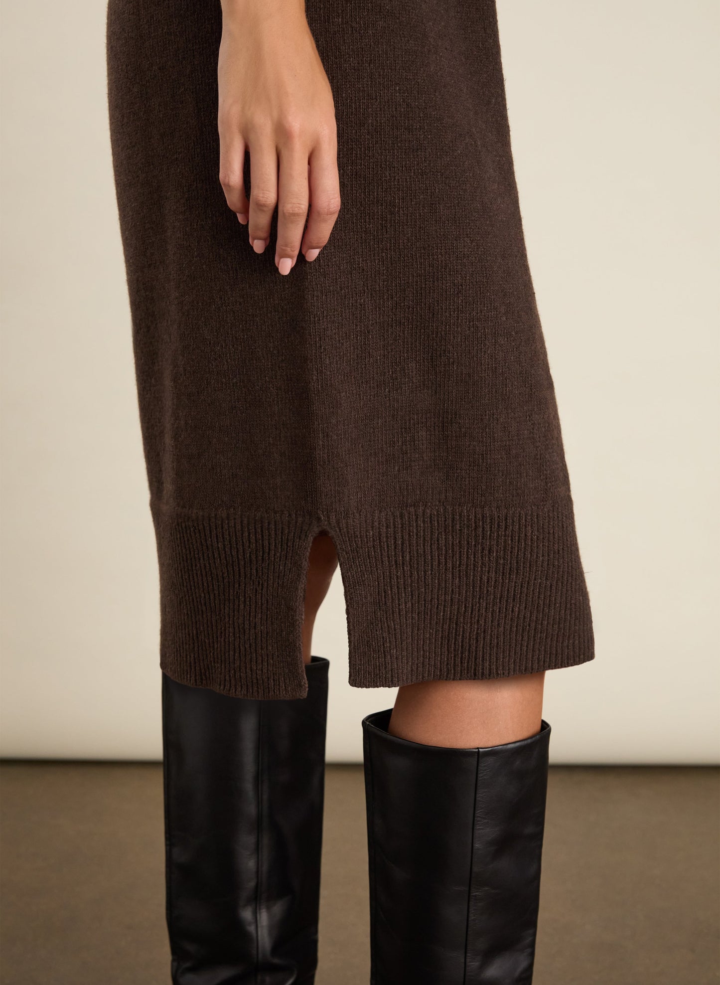 Alison Wool Blend Knitted Dress