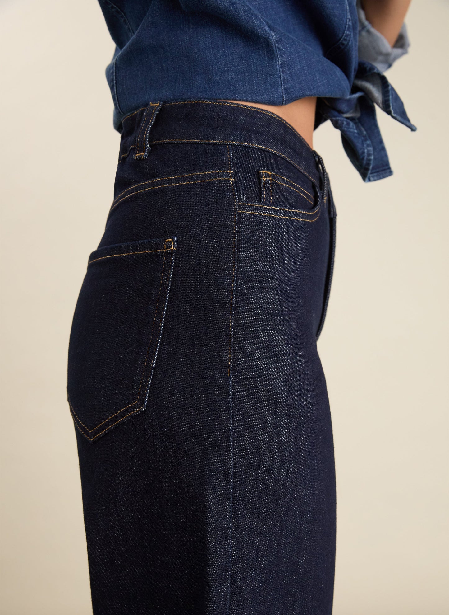 Nixi Organic Cotton Stretch Denim Barrel Jeans