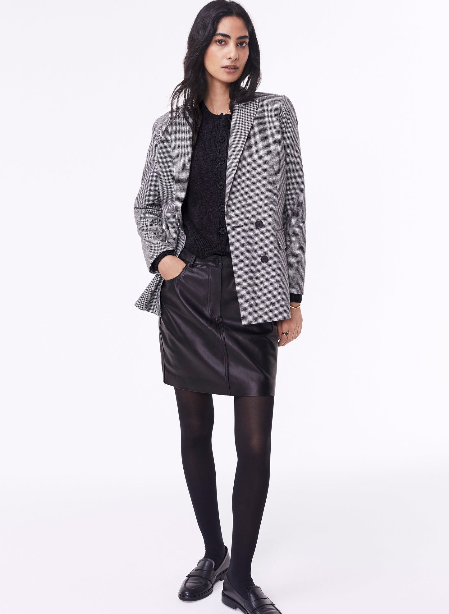 Solange Leather Skirt