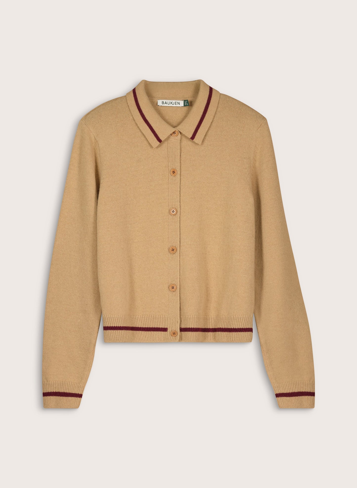 Gillian Wool Blend Collar Cardigan