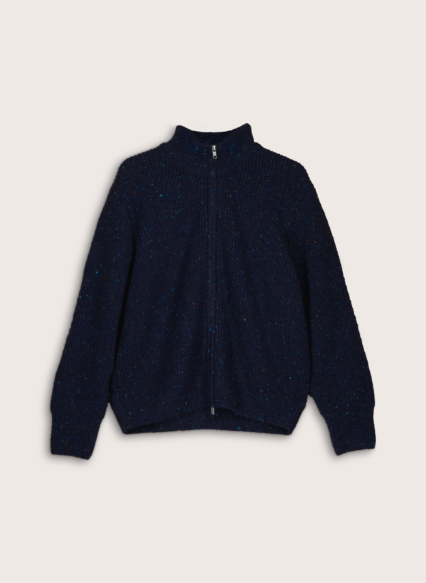 Lonnie Wool Blend Zip Cardigan