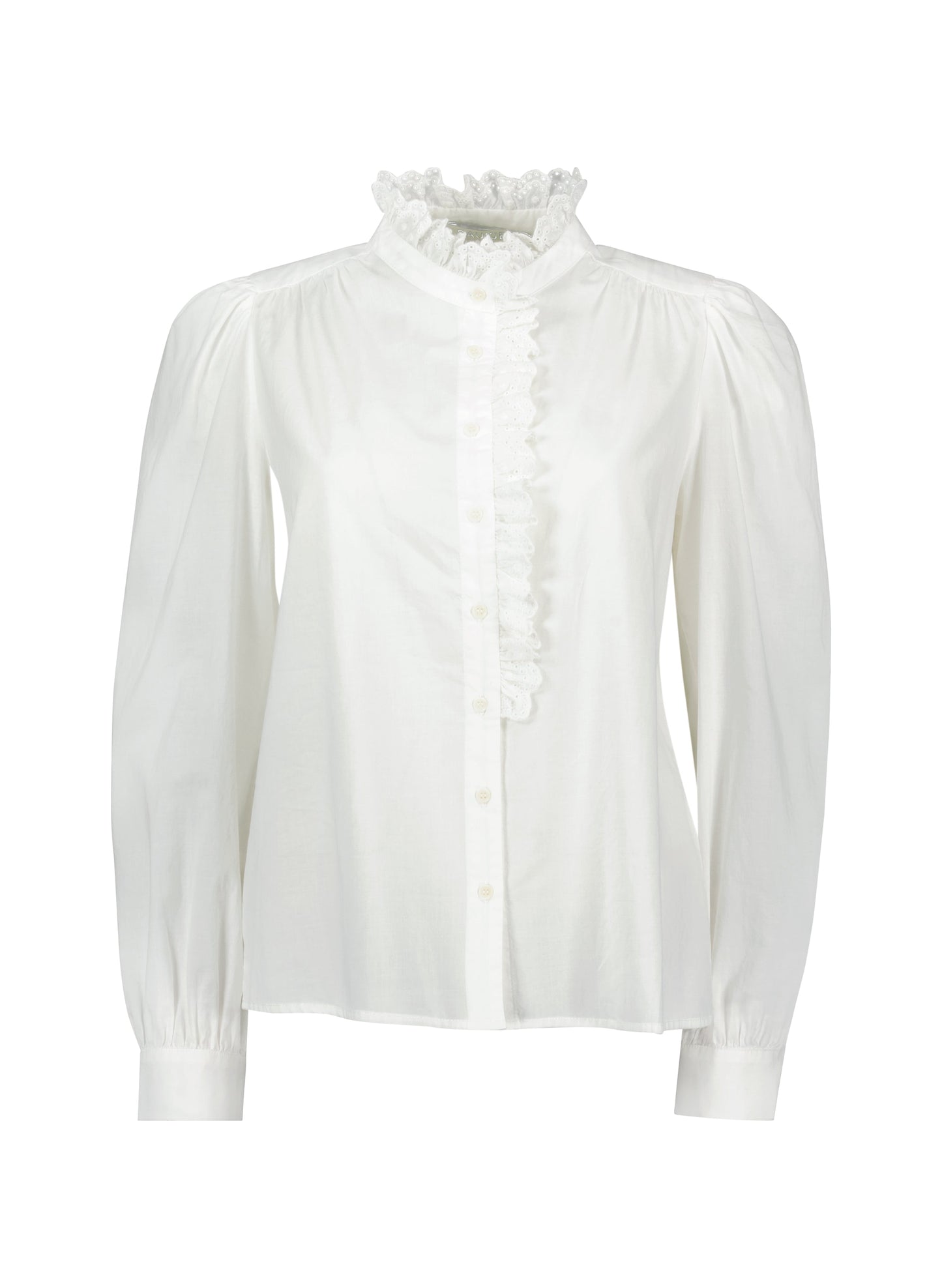 Milla Organic Cotton Broderie Detail Blouse