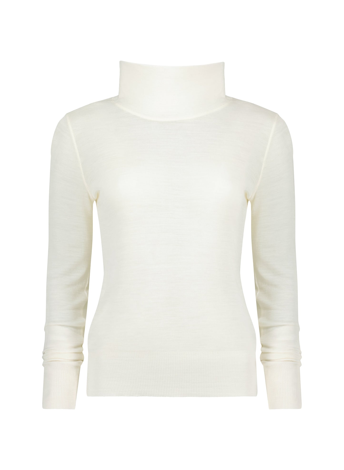 Augustina Semi Sheer Wool Blend Top