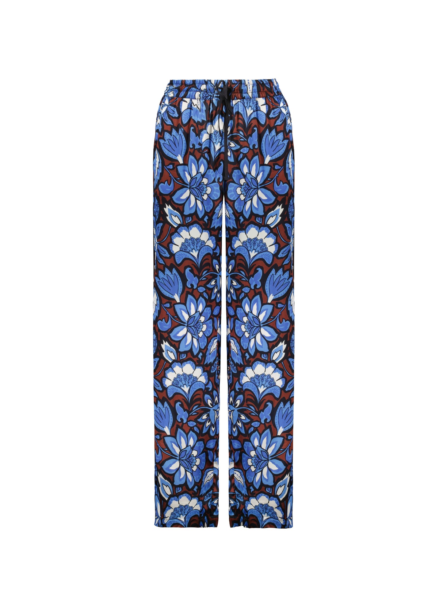 Mandy Printed Satin Trousers