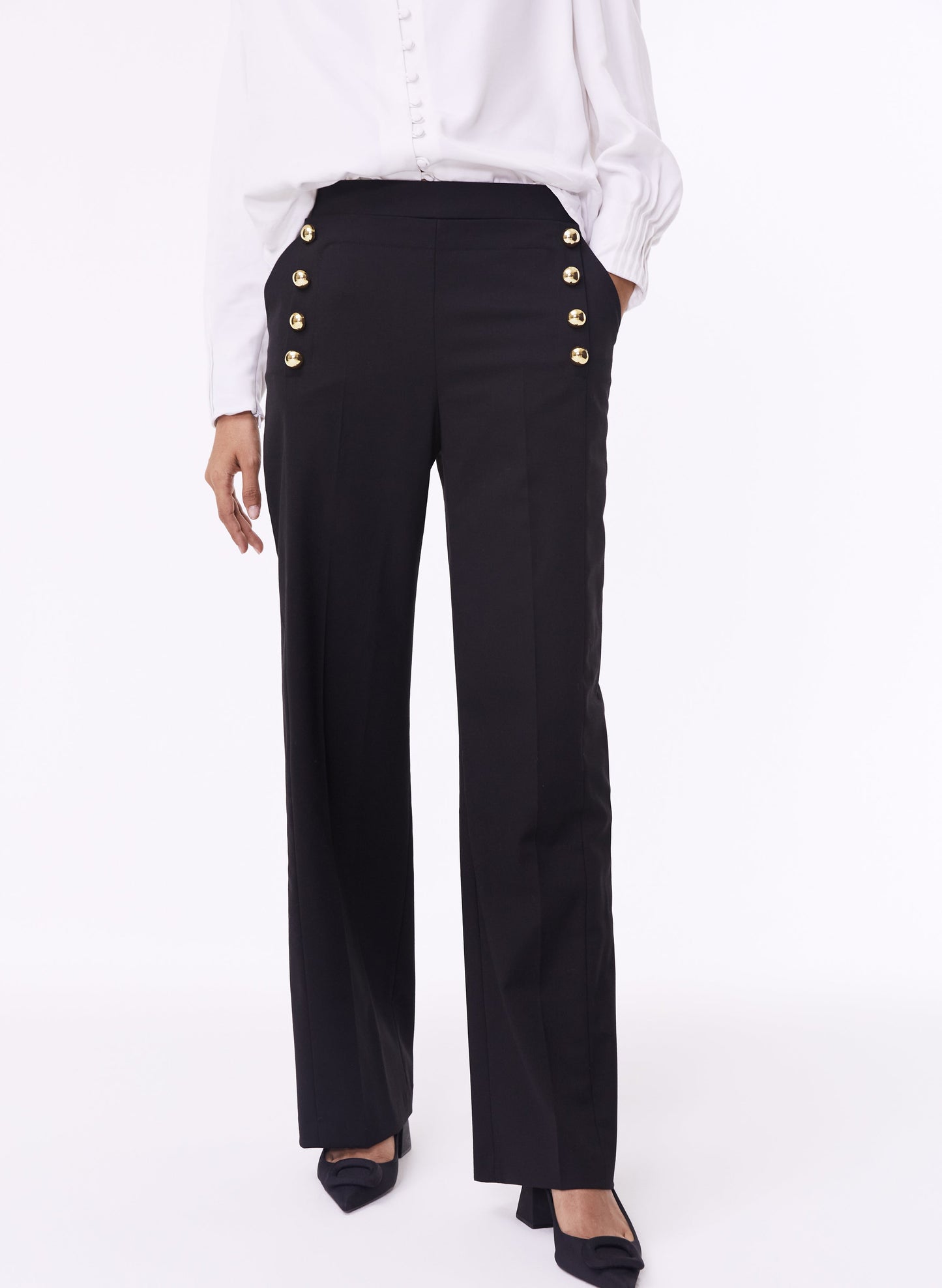 Amina Newlife & Wool Blend Trousers