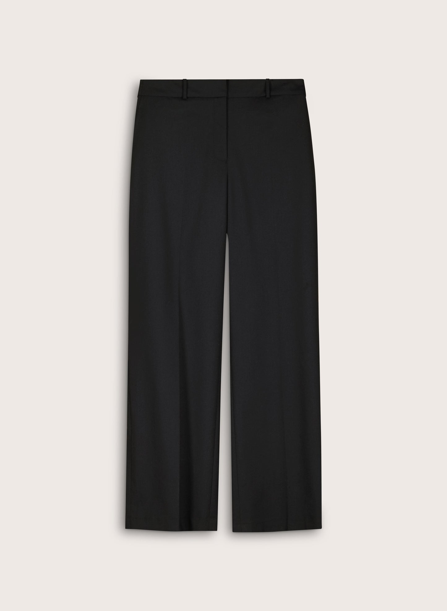 Ione Wool Blend Wide Leg Trousers