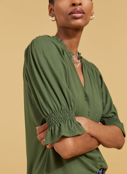 Noa Short Sleeve Blouse