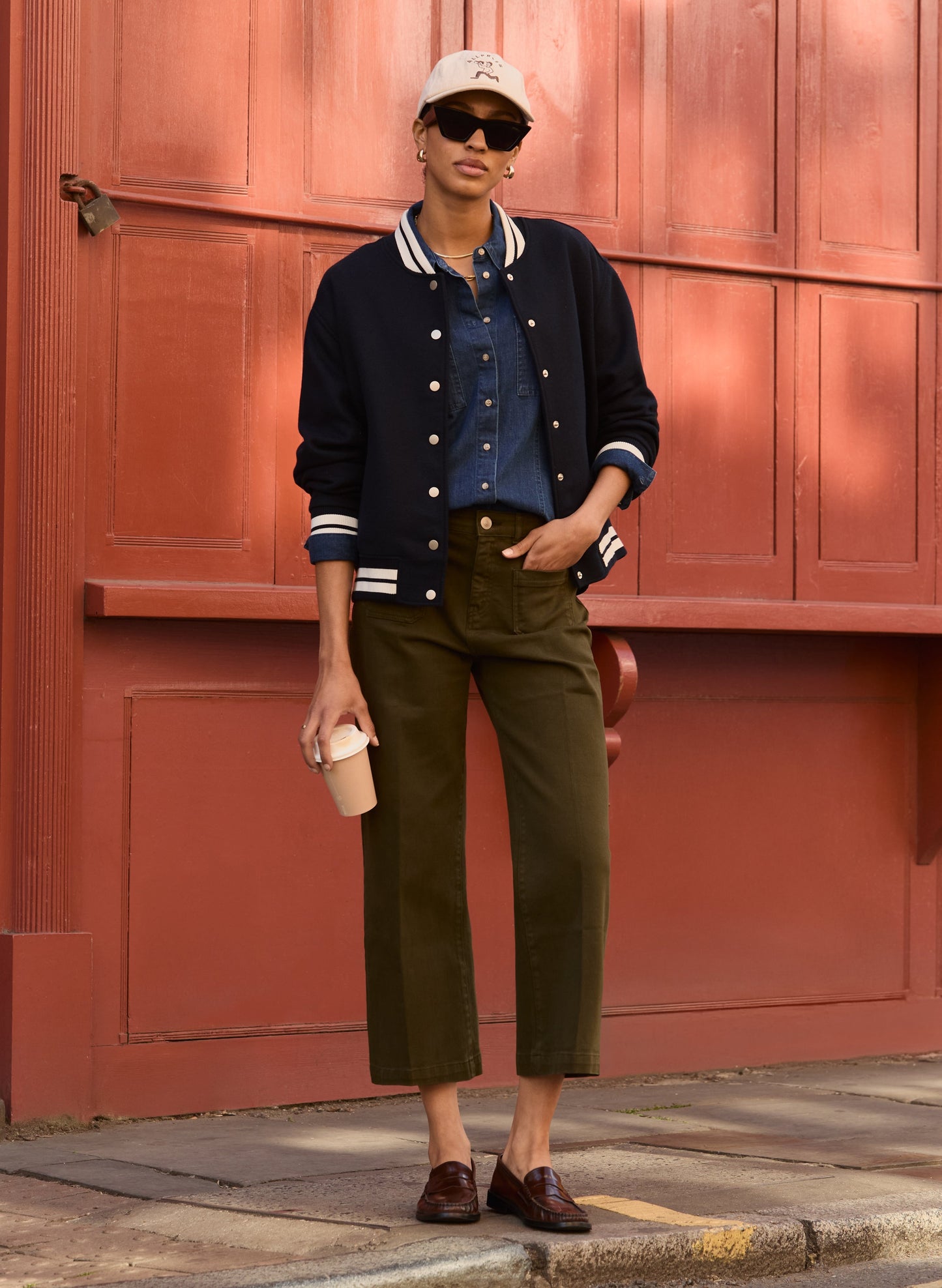 Terri Wool Blend Bomber Jacket