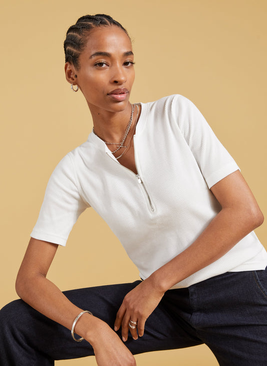 Baukjen Essentials Organic Cotton Zip Top