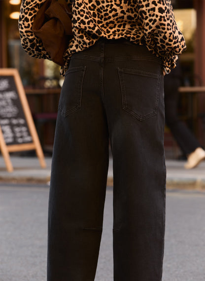 Nixi Organic Cotton Stretch Denim Barrel Jeans