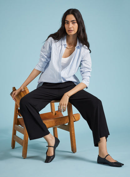 Cropped Palazzo Trousers