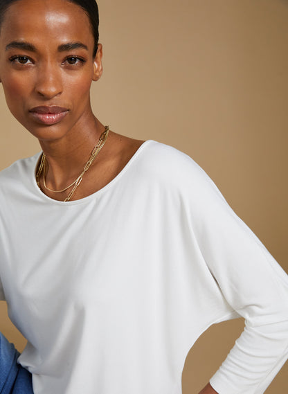 Spenser Relaxed Boat Neck Top