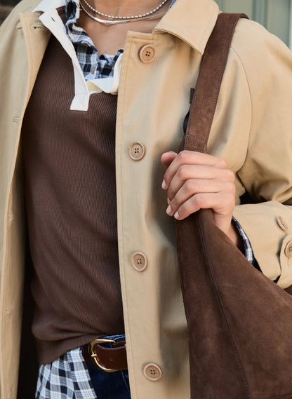 Hazel Organic Cotton Mac Coat