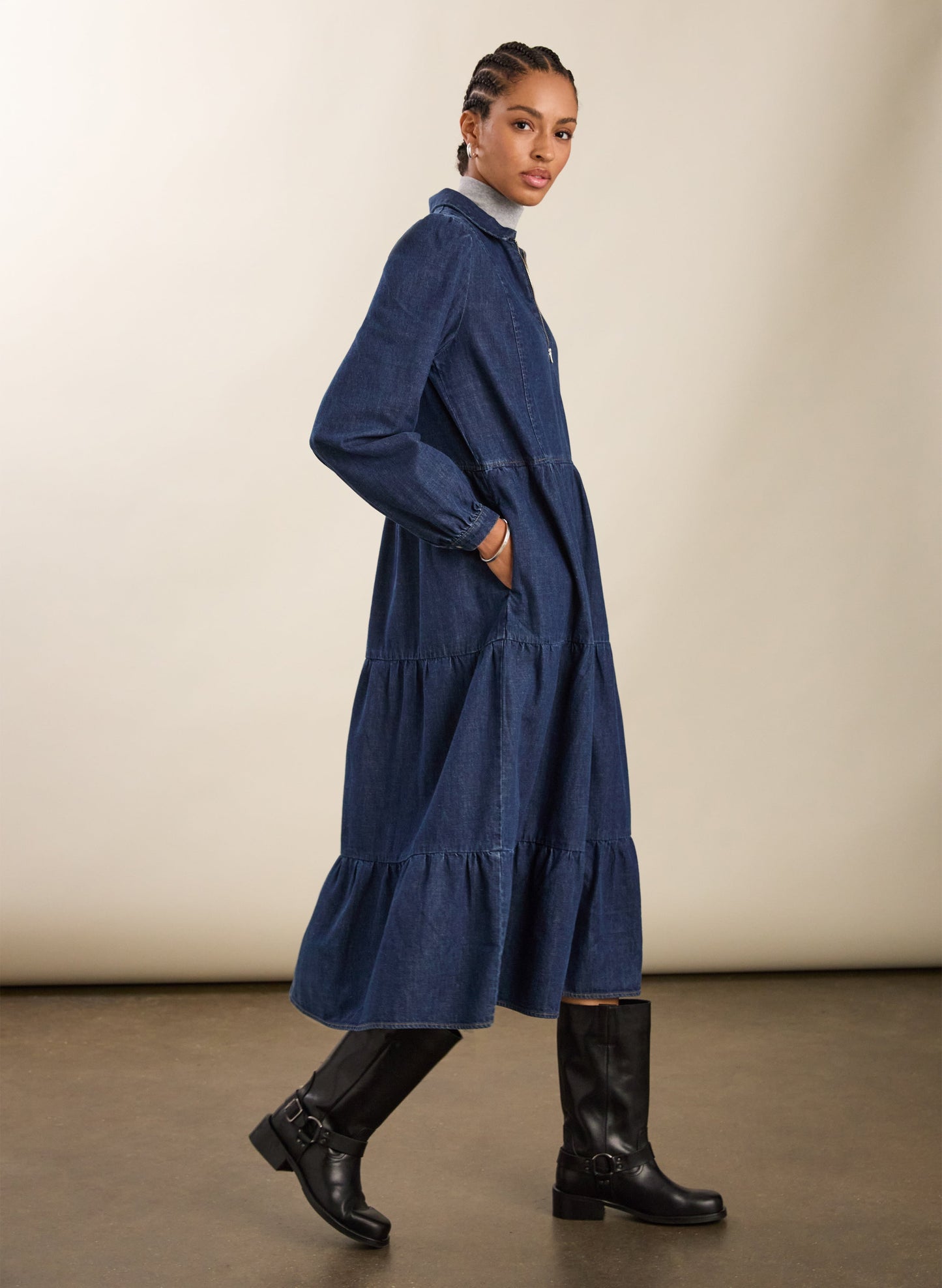 Cody Denim Midi Dress