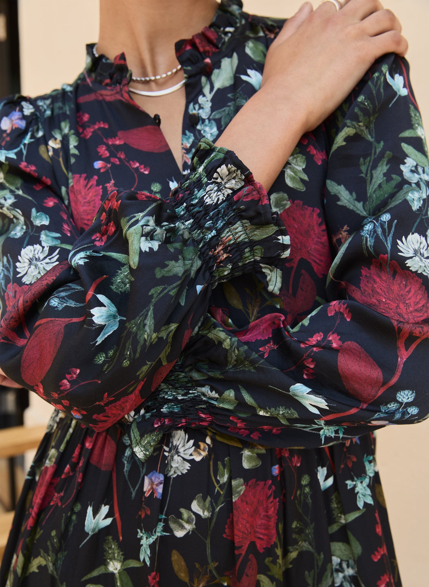 Grace Printed Midi Dress