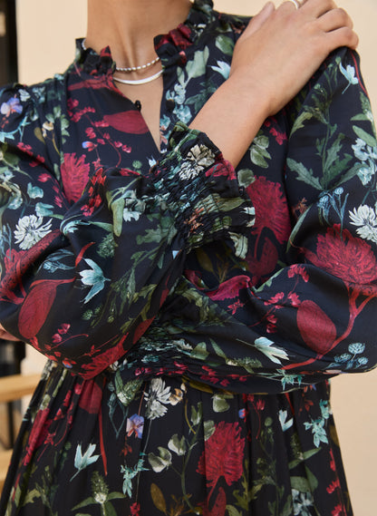 Grace Printed Midi Dress