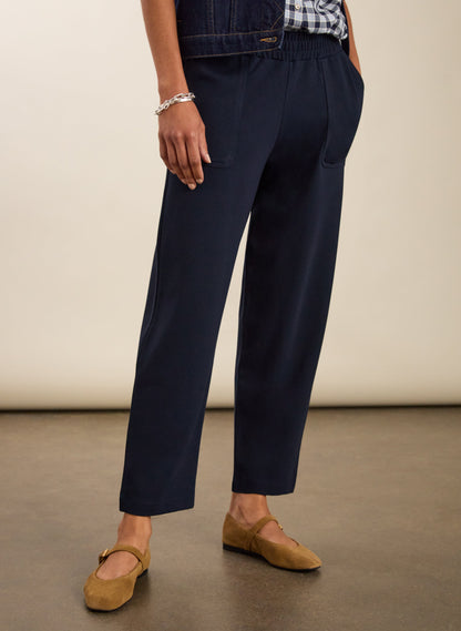 Billie Ponte Carrot Leg Trousers
