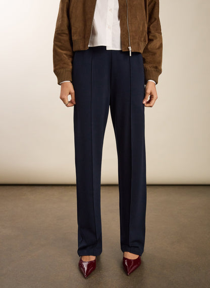 Marian Ponte Wide Leg Trousers