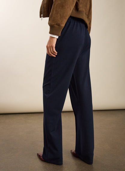 Marian Ponte Wide Leg Trousers