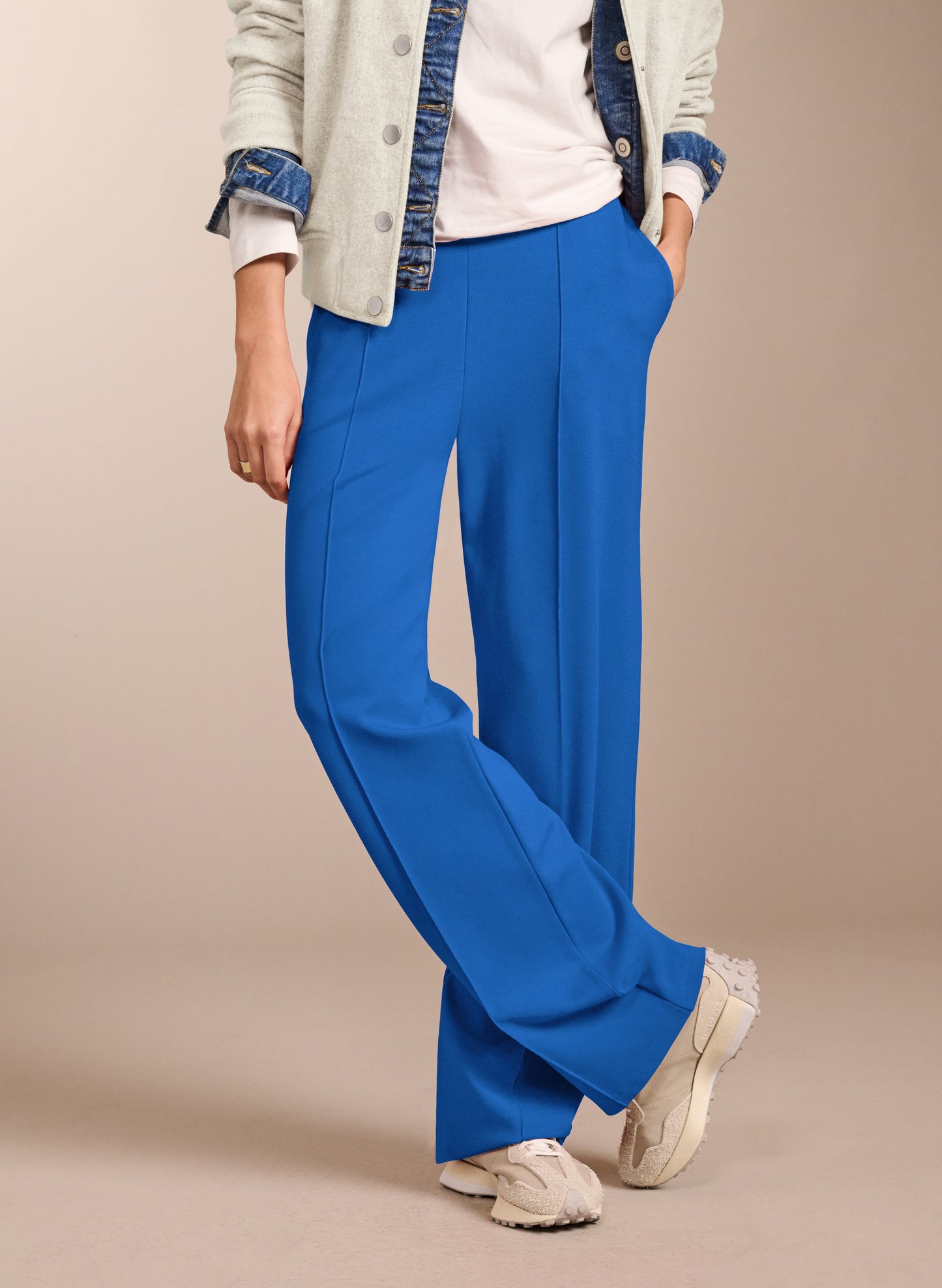 Marian Ponte Wide Leg Trousers