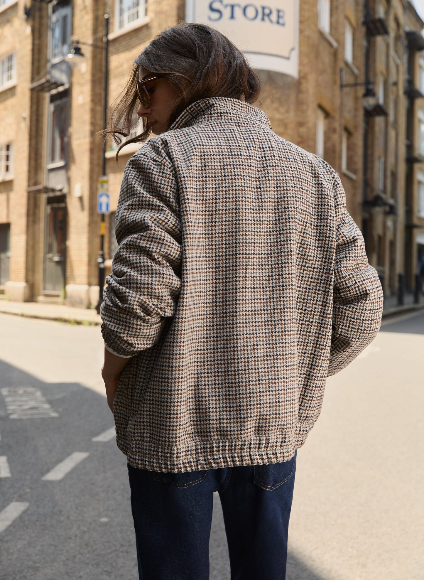 Sibel Wool Blend Tailored Bomber