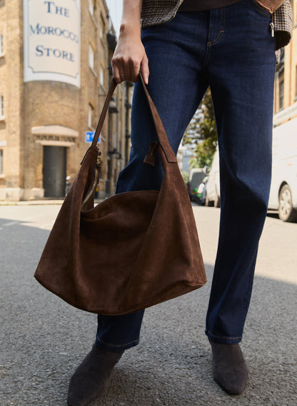 Lynette Suede Tote Bag 