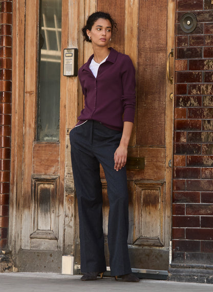 Susan Organic Cotton Button Down Top