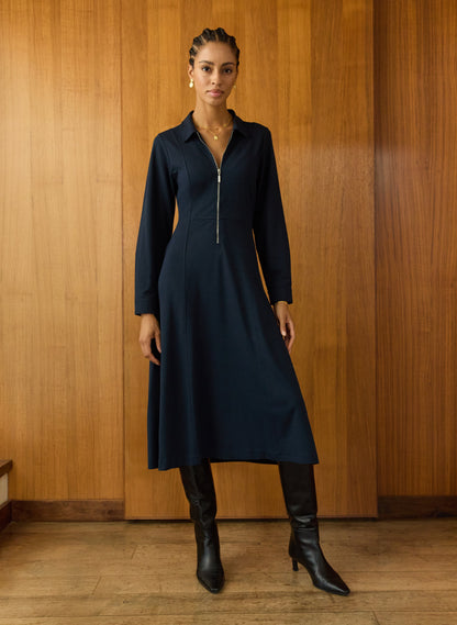 Mariposa Ponte Midi Dress