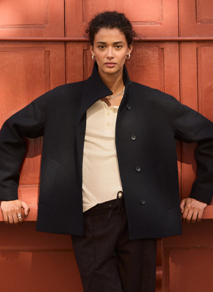 Ashton Wool Blend Short Coat