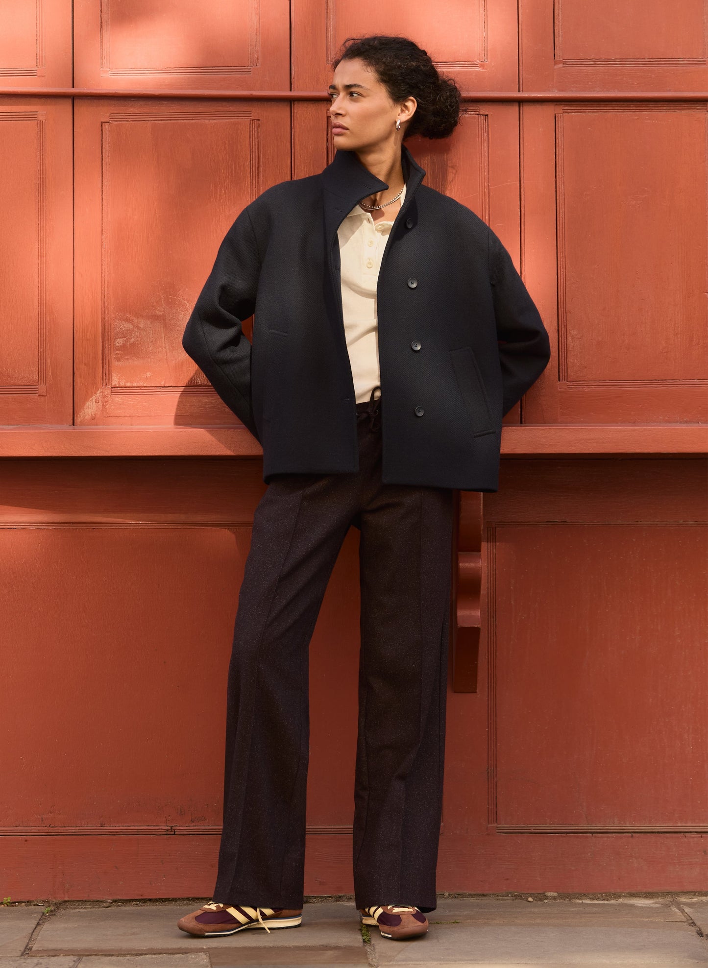 Ashton Wool Blend Short Coat