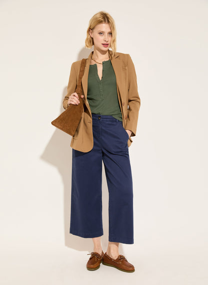 Brielle  Organic Cotton Wide Leg Trousers