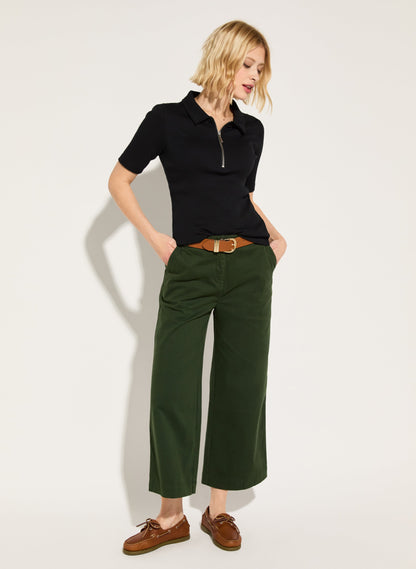 Brielle  Organic Cotton Wide Leg Trousers